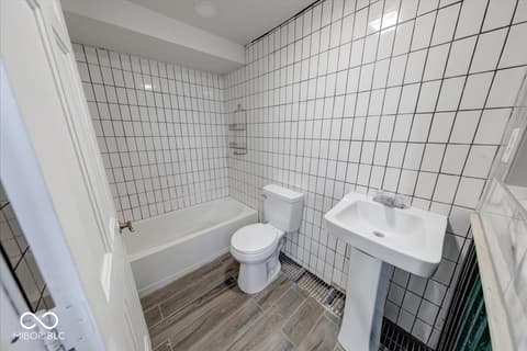 Bathroom at 4712 Vandalia Avenue, Indianapolis, IN