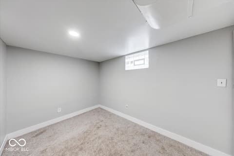 Basement at 4712 Vandalia Avenue, Indianapolis, IN