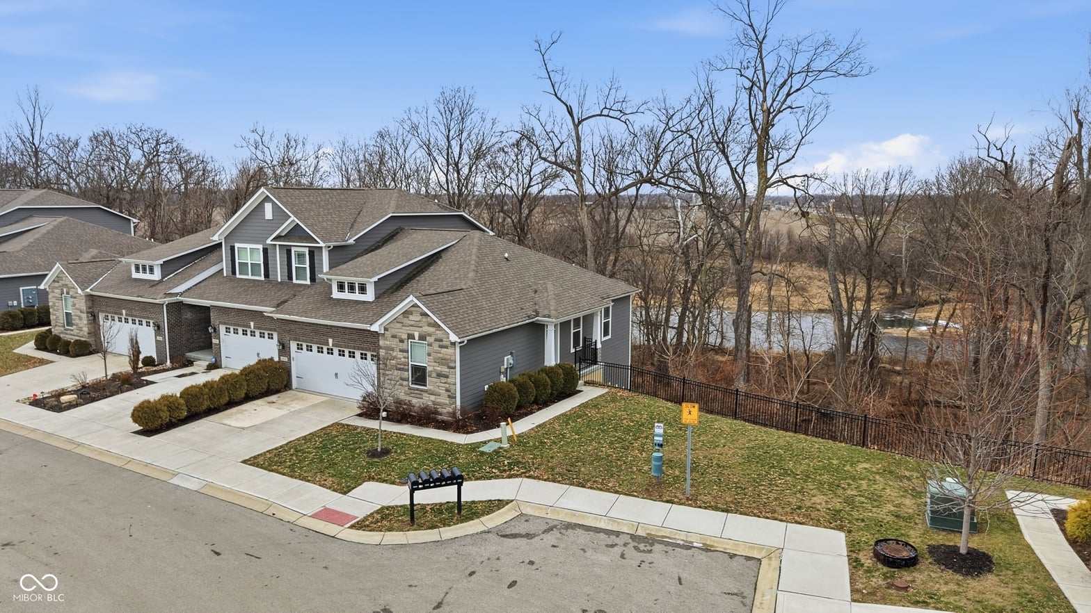 Front exterior at 14474 Treasure Creek Lane, Fishers, IN