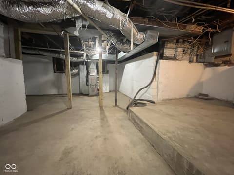 Basement at 209 Morgan Street, Crawfordsville, IN