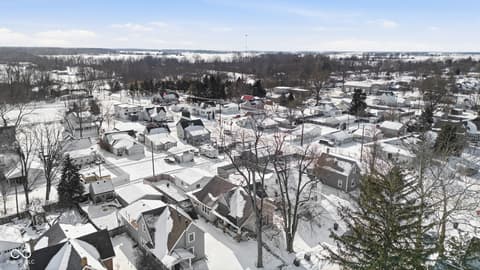 Aerial view at 909 S A Street, Elwood, IN