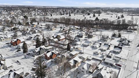 Aerial view at 909 S A Street, Elwood, IN