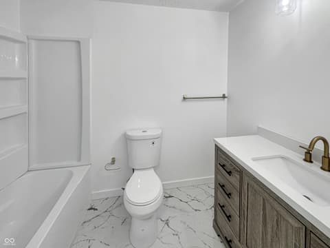 Bathroom at 1438 S Illinois Street, Indianapolis, IN