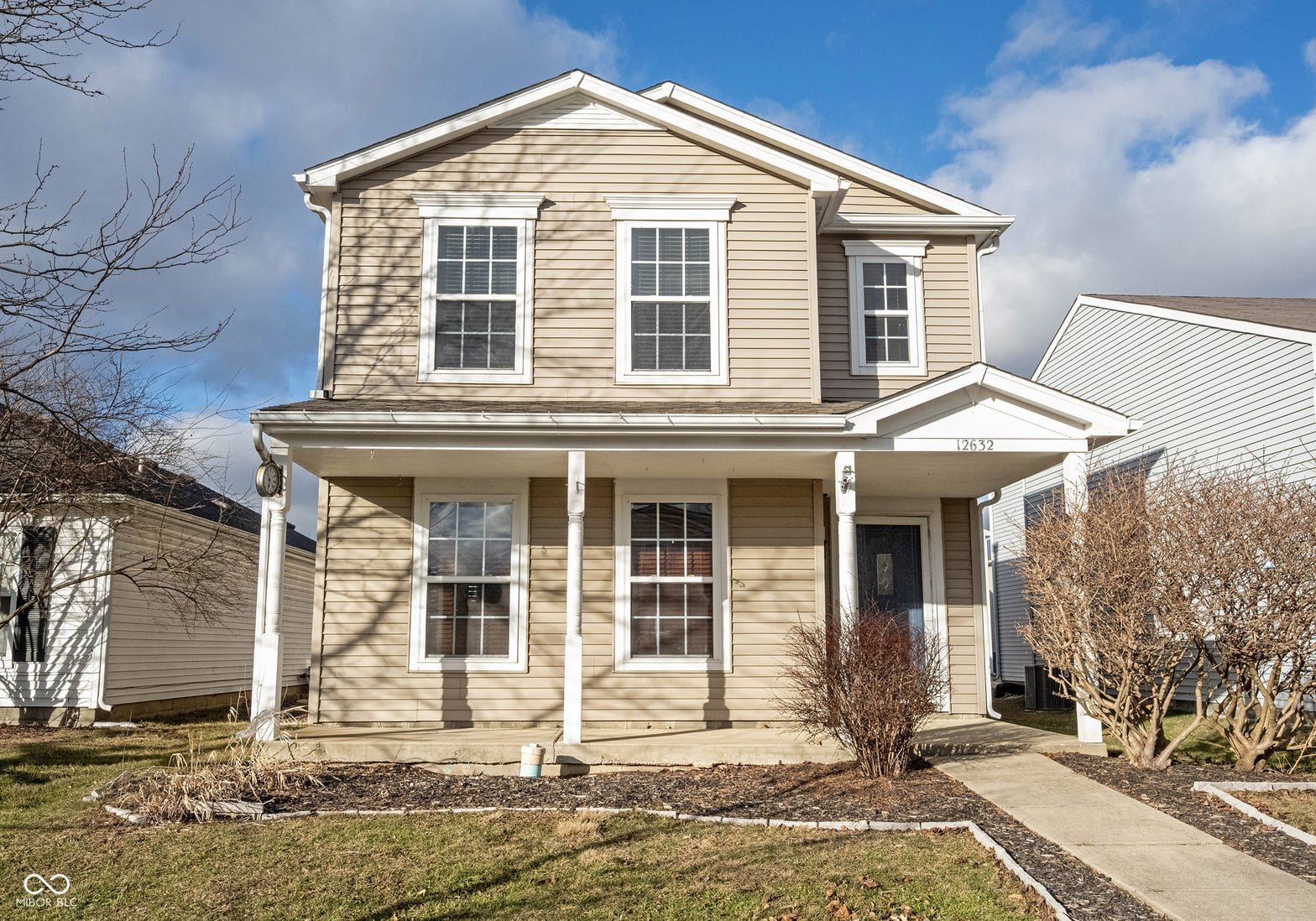 Front exterior at 12632 Endurance Drive, Fishers, IN