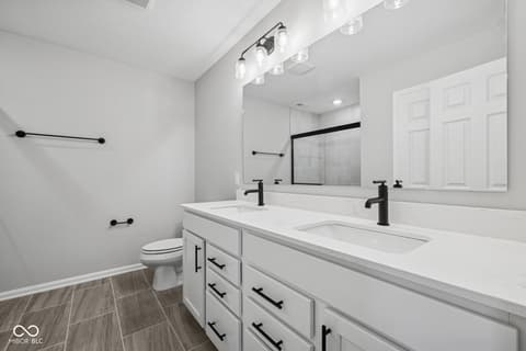 Bathroom at 12588 Cattle Ridge Drive, Noblesville, IN