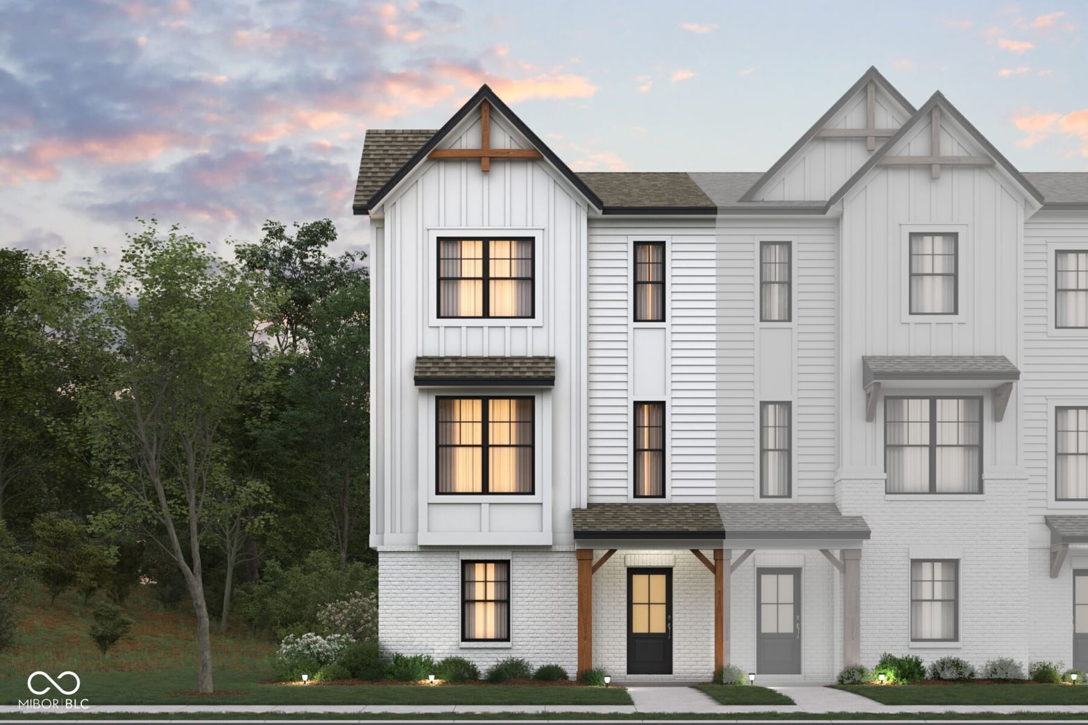 Front exterior at 4508 Yellowwood Avenue, Brownsburg, IN