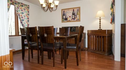 Dining room at 375 Nottinghill Court, Indianapolis, IN