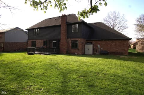 Backyard at 375 Nottinghill Court, Indianapolis, IN