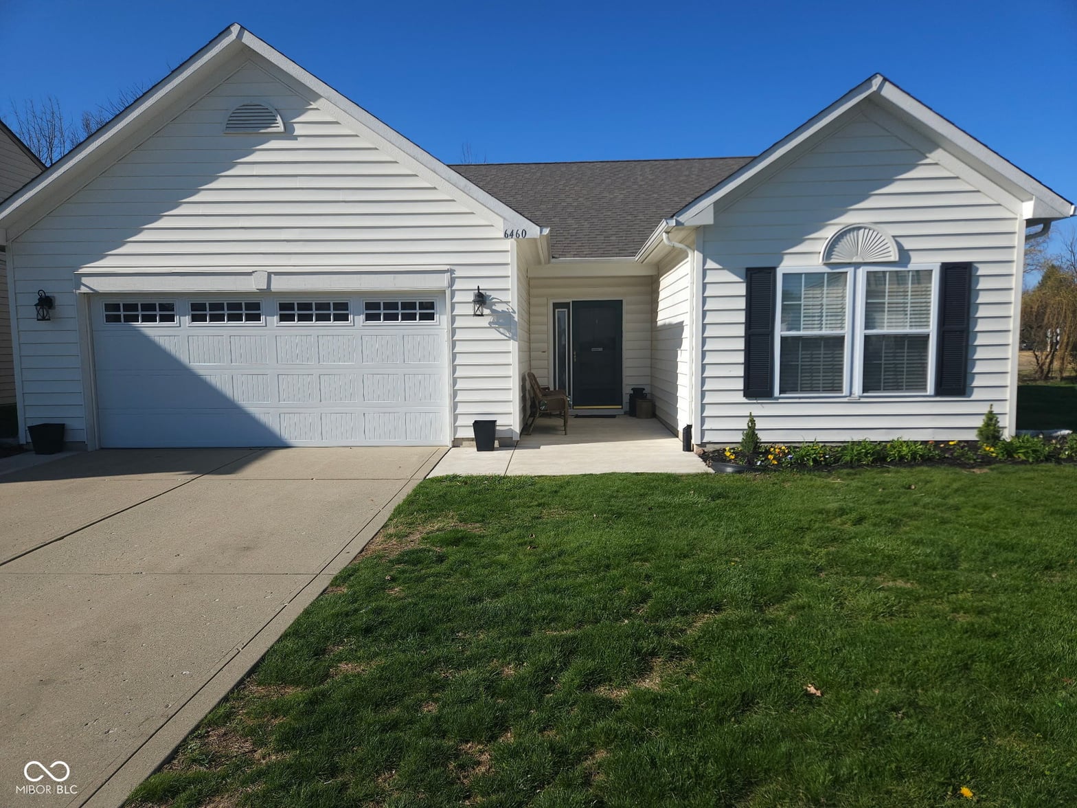 Front exterior at 6460 Dusty Laurel Drive, Whitestown, IN