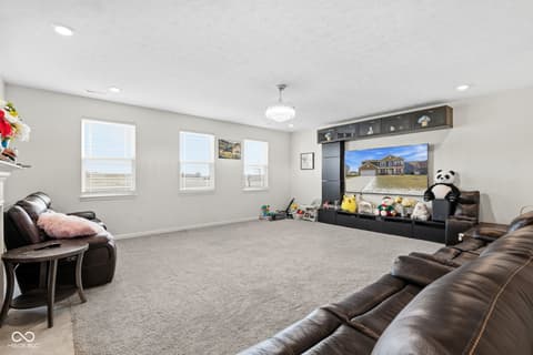 Living room at 261 Dyson Drive, Whiteland, IN