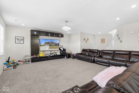 Living room at 261 Dyson Drive, Whiteland, IN