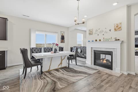 Dining room at 261 Dyson Drive, Whiteland, IN