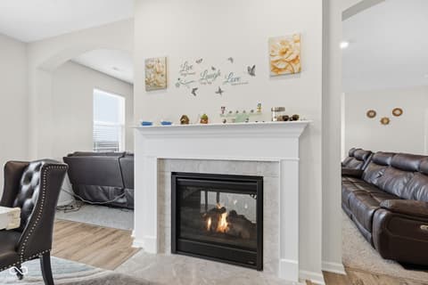 Living room at 261 Dyson Drive, Whiteland, IN