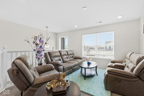 Living room at 261 Dyson Drive, Whiteland, IN