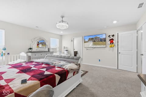 Bedroom at 261 Dyson Drive, Whiteland, IN