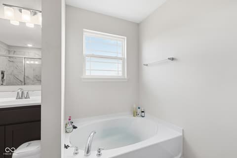 Bathroom at 261 Dyson Drive, Whiteland, IN