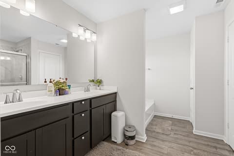 Bathroom at 261 Dyson Drive, Whiteland, IN