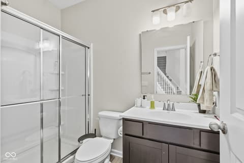 Bathroom at 261 Dyson Drive, Whiteland, IN