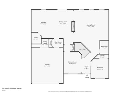 Floor Plan — 261 Dyson Drive, Whiteland, IN