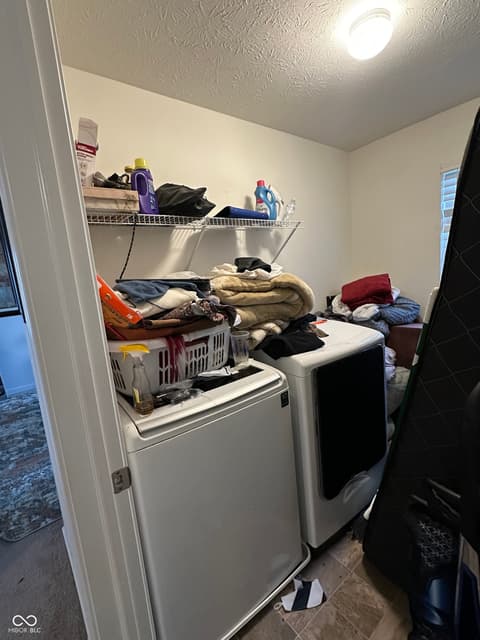 Laundry room at 6749 Trey Drive, Camby, IN