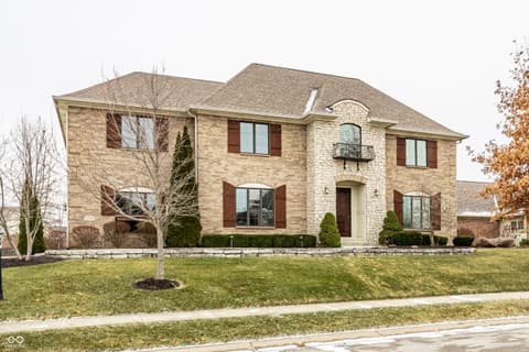 Front exterior at 13429 Boxelder Court, Carmel, IN