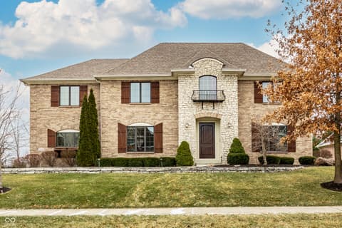 Front exterior at 13429 Boxelder Court, Carmel, IN