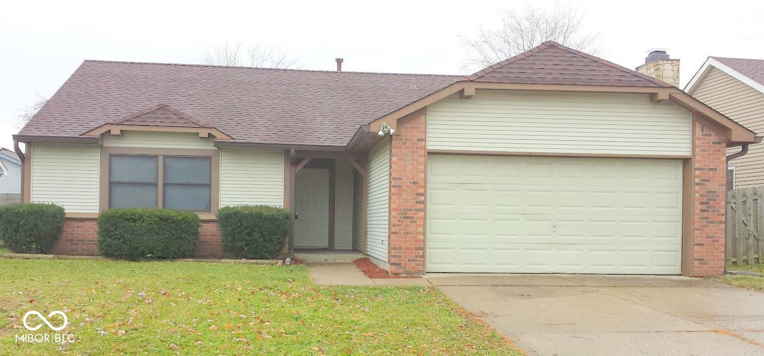 Front exterior at 6683 Dunsany Court, Indianapolis, IN