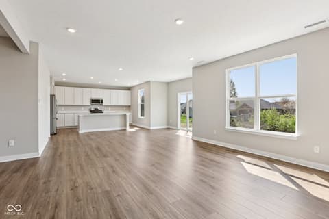 Living room at 3860 White Willow Way, New Palestine, IN