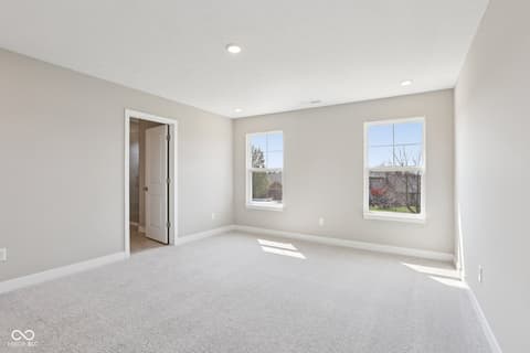 Primary bedroom at 3860 White Willow Way, New Palestine, IN