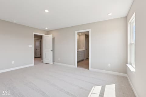 Primary bedroom at 3860 White Willow Way, New Palestine, IN