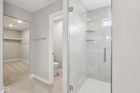 Primary bathroom at 3860 White Willow Way, New Palestine, IN