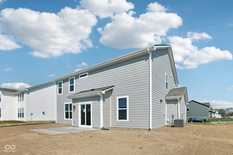 Backyard at 3860 White Willow Way, New Palestine, IN