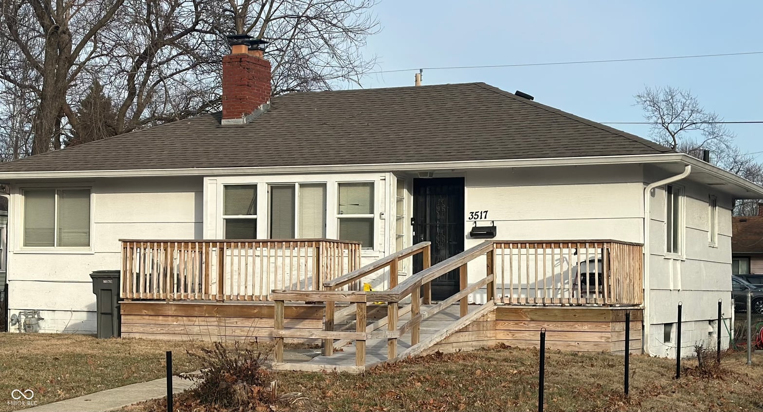 Front exterior at 3517 N Layman Avenue, Indianapolis, IN