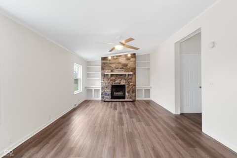 Living room at 5835 Broyles Road, Avon, IN
