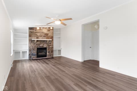 Living room at 5835 Broyles Road, Avon, IN