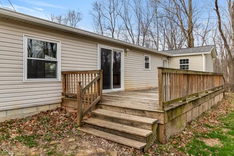 Outdoor living area at 5835 Broyles Road, Avon, IN
