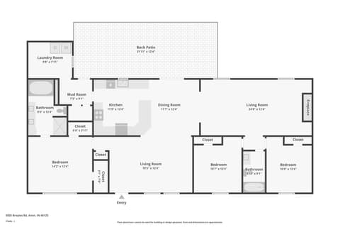 Floor Plan — 5835 Broyles Road, Avon, IN