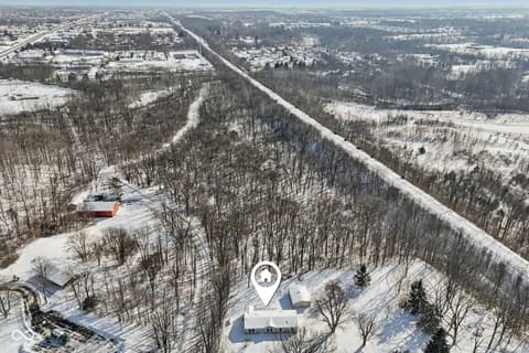 Aerial view at 5835 Broyles Road, Avon, IN