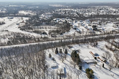 Aerial view at 5835 Broyles Road, Avon, IN