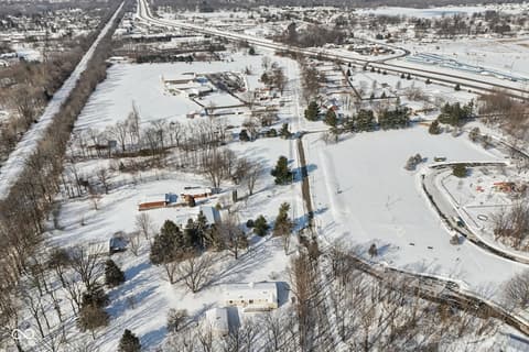 Aerial view at 5835 Broyles Road, Avon, IN