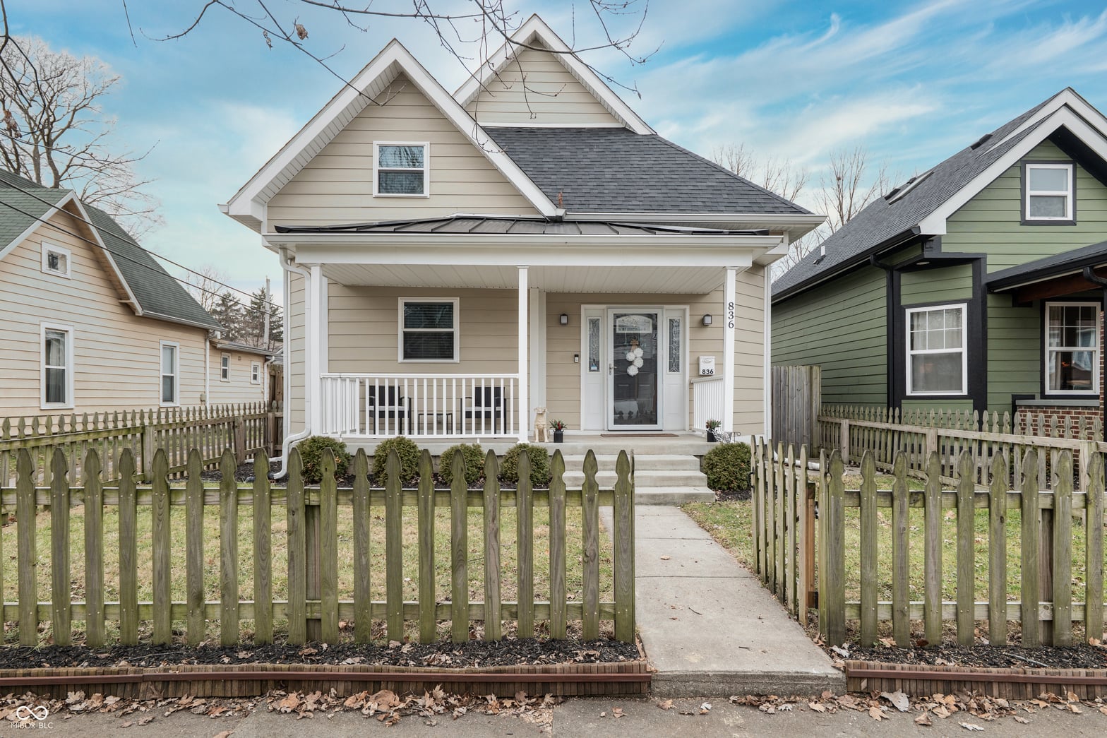 Front exterior at 836 Villa Avenue, Indianapolis, IN