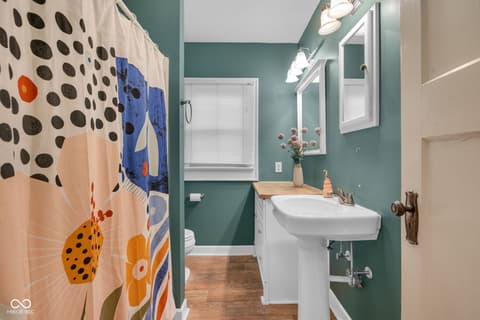 Bathroom at 425 N Bosart Avenue, Indianapolis, IN