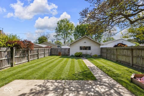 Yard at 425 N Bosart Avenue, Indianapolis, IN