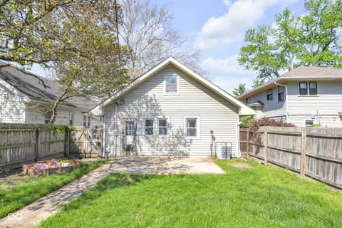 Backyard at 425 N Bosart Avenue, Indianapolis, IN