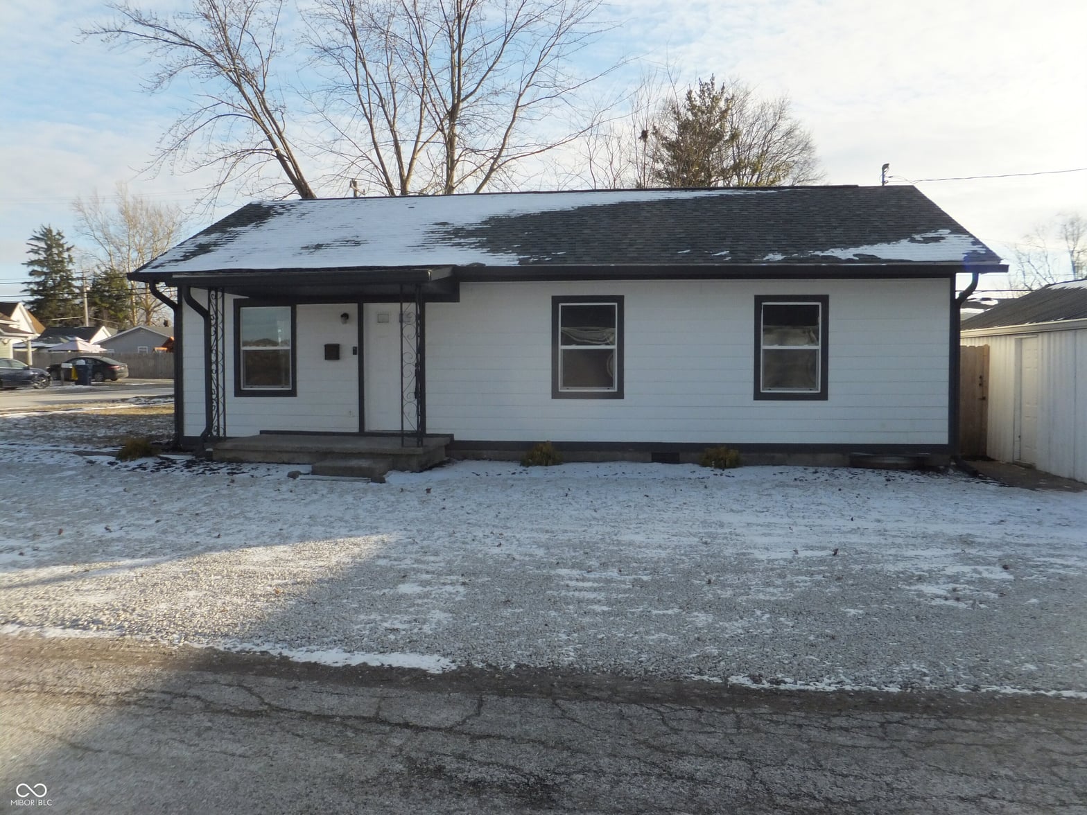 Front exterior at 100 S California Street, Sheridan, IN