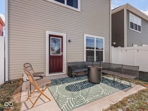 Outdoor living area at 348 Central State Boulevard, Indianapolis, IN