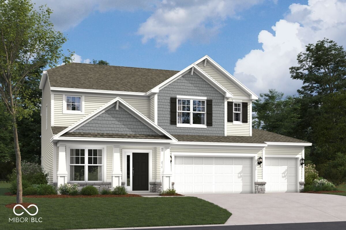 Front exterior at 4091 Murray Drive, McCordsville, IN