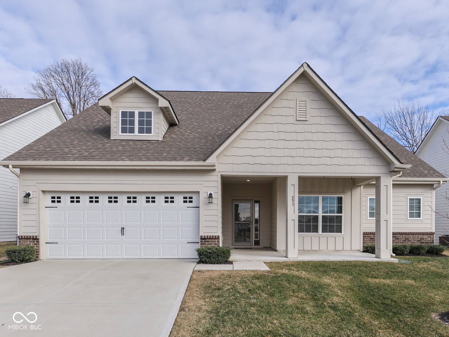 Front exterior at 593 Coronado Place, Greenwood, IN