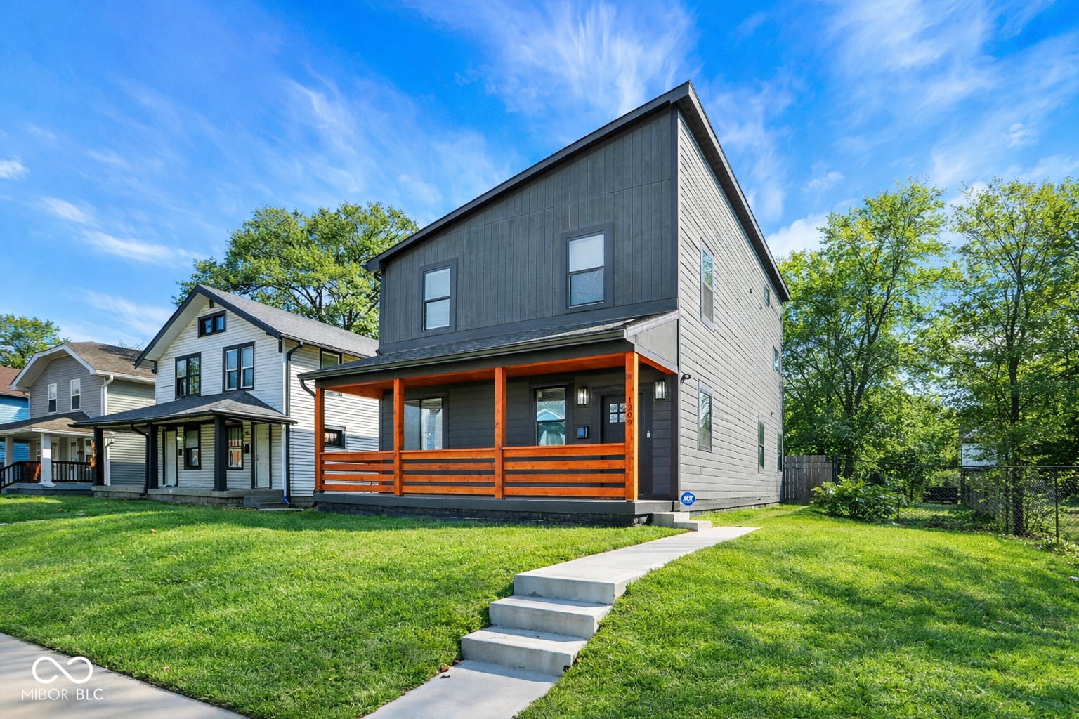 Front exterior at 1209 N Rural Street, Indianapolis, IN