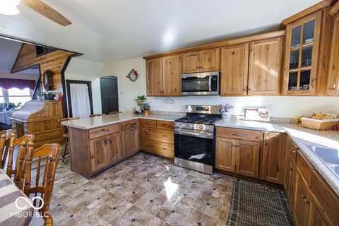 Kitchen at 14154 Defore Road, Coal City, IN